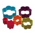 Kitchen Craft Six Piece Flower Cookie Cutter Set Kitchen Craft Six Piece Flower Cookie Cutter Set